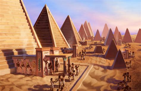 History of the Nubian Pyramids at Meroë on SCAD Portfolios