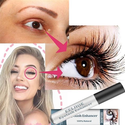 Eyelash Growth Enhancer Serum - Natural Eyelash Serum to Grow Lashes ...