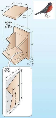 Image result for birdhouses for robins #birdhouseplans | Bird house ...