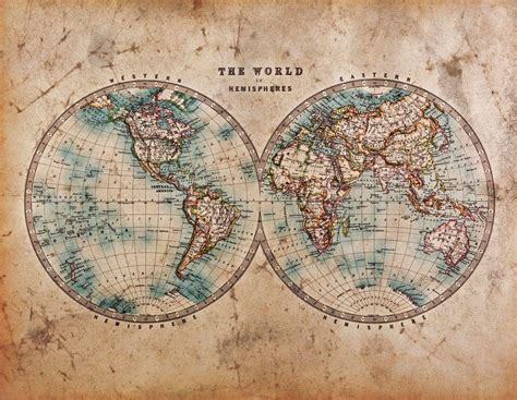 Antique World Map Wallpapers - Top Free Antique World Map Backgrounds ...