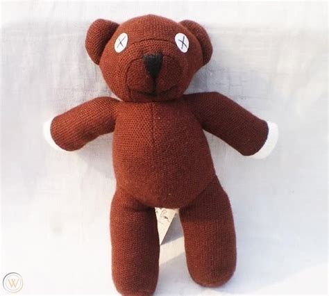 Mr Bean Teddy Bear Soft Stuffed Plush Toy Doll Kids Gift by handstiched ...