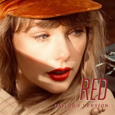 Taylor Swift Red, Red Taylor, Scarlett, Album Covers, Version, Let It ...