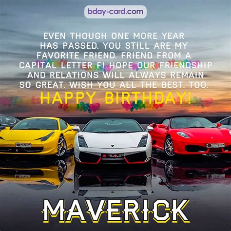 Birthday images for Maverick 💐 — Free happy bday pictures and photos ...