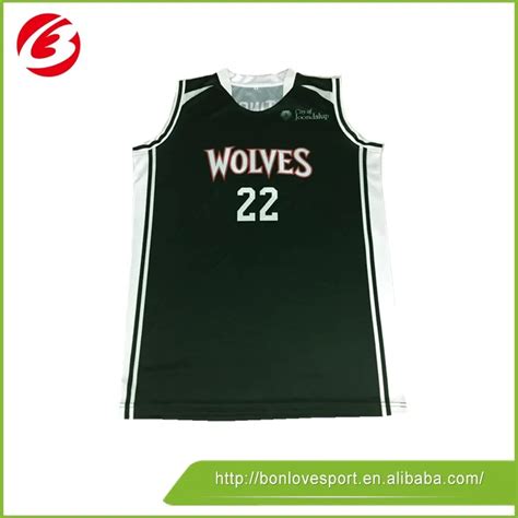 Wholesale High Quality Branded Wolves Basketball Jersey Australia ...