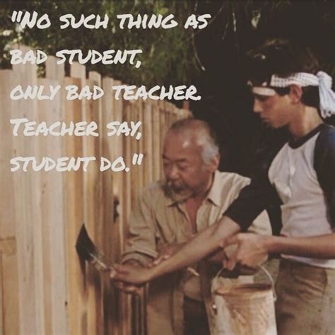 Wise Words From Mr. Miyagi | Karate kid quotes, Karate quotes, Warrior ...