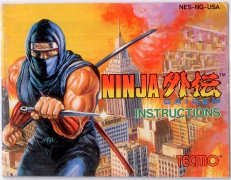 Manual Ninja GAIDEN Nintendo NES Instructions For Sale | DKOldies