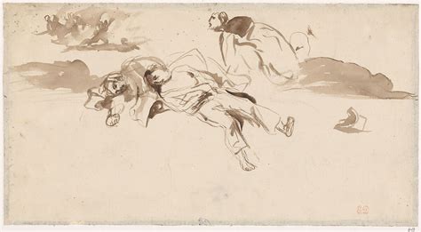 Eugène Delacroix | Study of Bodies "Liberty Leading the People" | The ...