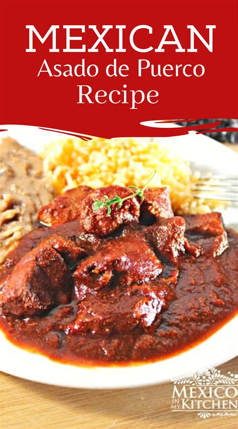 How to make Asado de Puerco Recipe (Pork Stew) | Recipe | Mexican food ...