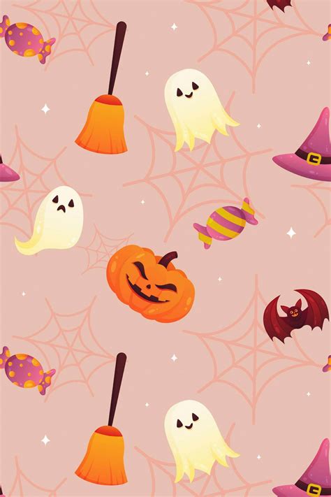 Cute Halloween Peel and Stick Wallpaper or Non-pasted