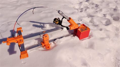 3D Printed Ice Fishing Automatic Jigging Machine - Gettin' Jiggy Wit It ...