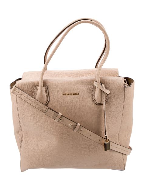 Michael Michael Kors Leather Shoulder Bag - Neutrals Shoulder Bags ...