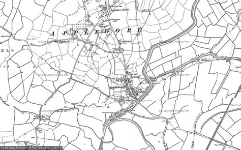 Old Maps of Appledore Heath - Francis Frith