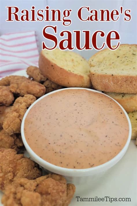 Copycat Raising Cane's Sauce Recipe - Tammilee Tips