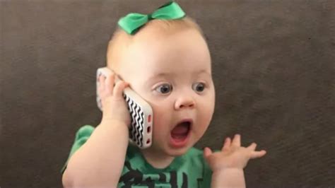 Babies Talking On Phone Funniest Compilation | Sohail Official - YouTube