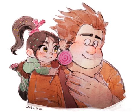 Vanellope and Ralph by Hanybe on DeviantArt