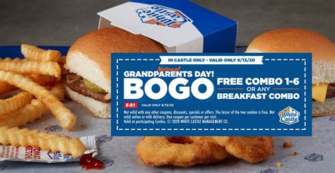 Second combo meal free Sunday at White Castle #whitecastle | The ...