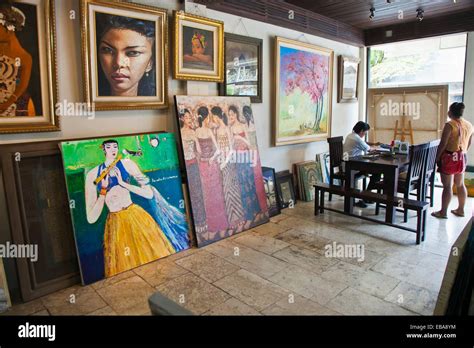 Art Gallery, Ubud, Bali, Indonesia Stock Photo - Alamy