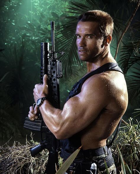 ARNOLD SCHWARZENEGGER in PREDATOR -1987-. Photograph by Album - Pixels