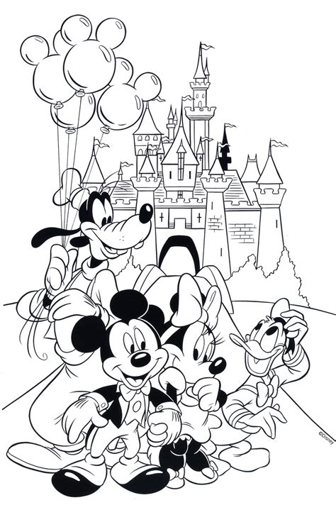 #Free Disney Coloring Page! #Printable | Minnie mouse coloring pages ...