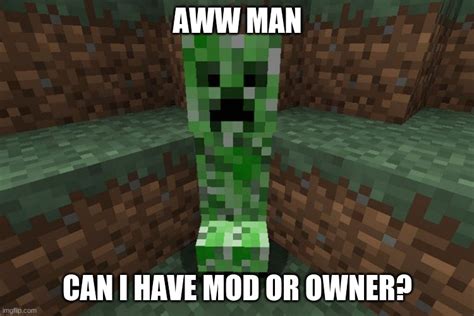 creeper aww man - Imgflip