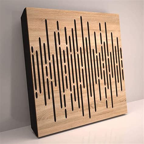 2pcs. Sound Absorption-Diffuse Acoustic Panel «Wave» for rec.studio ...