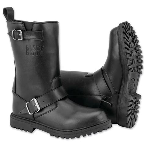 Black Brand Men's Men's Thug Leather Boots - Walmart.com