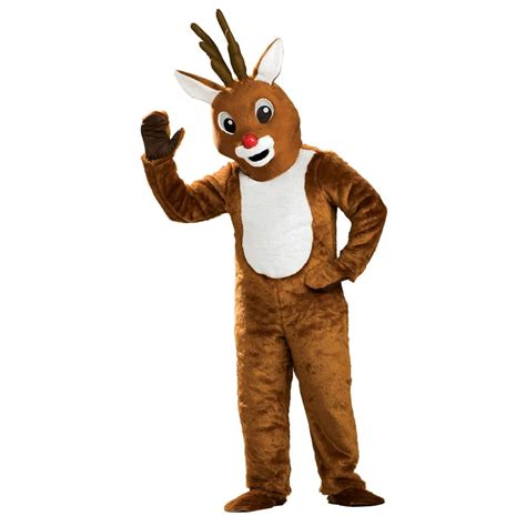 Adult Reindeer Mascot Costume - Walmart.com - Walmart.com