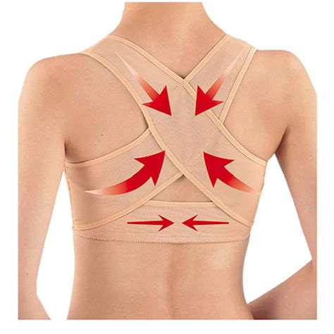 Women's Hunchback Posture Shape Corrector Upper Shoulder With Push Up ...