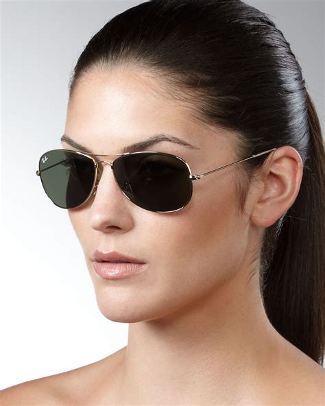 Ray ban womens aviator polarized sunglasses - womens designer louis ...