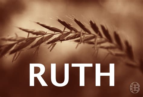 Ruth: redemption and hope for a family and a nation | Overview Bible