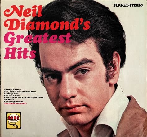 Neil Diamond – Greatest Hits album art - Fonts In Use