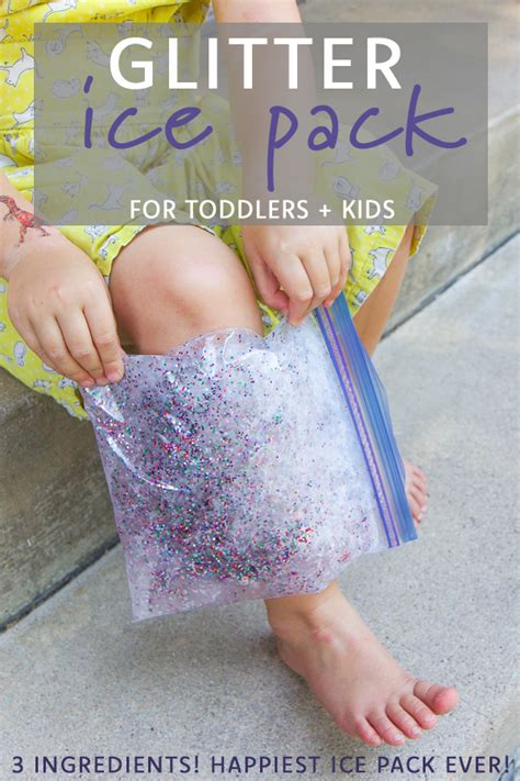 Glitter Ice Pack for Toddlers + Kids - Baby Foode