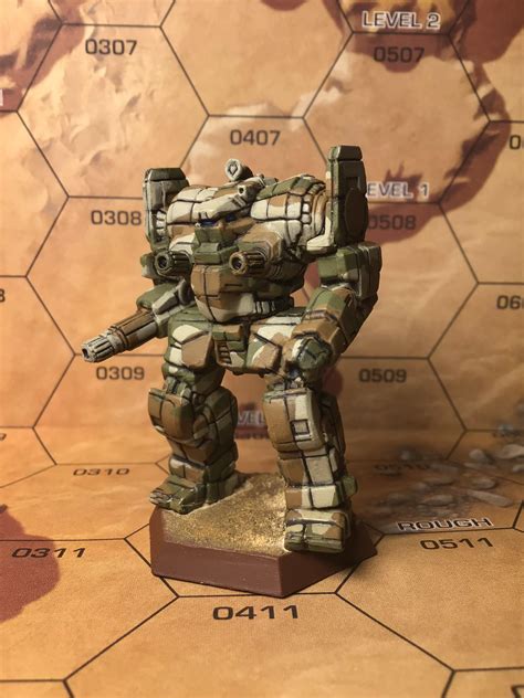 BattleTech Marauder 3D Model | Assembly Figure & Painted : battletech