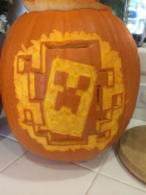 Minecraft Pumpkin Carving Templates