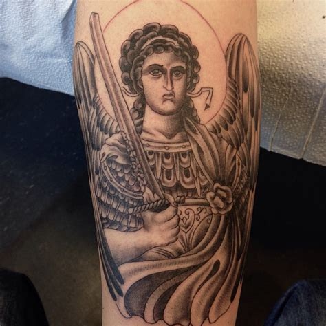 95+ Best Saint Michael Tattoos Designs & Meanings (2019)