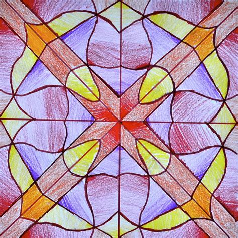 Drawings in radial symmetry | Symmetry art, Elementary art projects ...