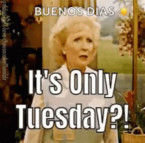 Its Only Tuesday Betty White GIF - ItsOnlyTuesday BettyWhite Faint ...