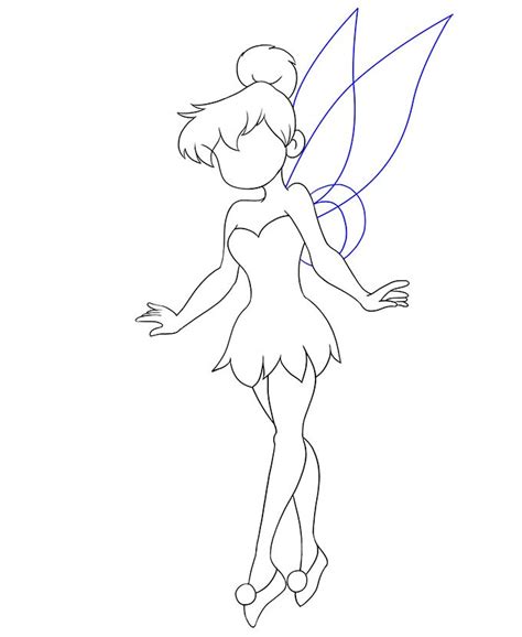 How to Draw Tinkerbell - Really Easy Drawing Tutorial | Tinkerbell ...