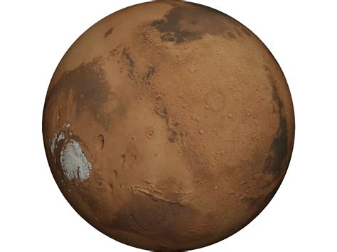 Planet Mars 3D Model - 3DCADBrowser