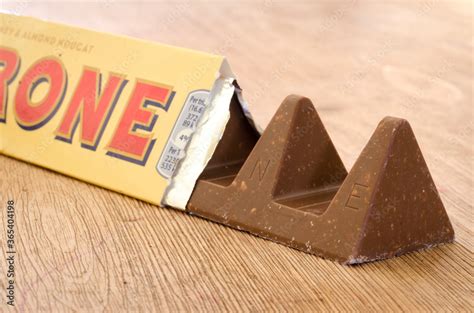 London, England - April 25, 2017: Toblerone Chocolate Bar, Toblerone ...