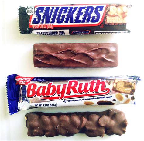 Snickers vs. Baby Ruth Candy Bars: What's the Difference? - Delishably