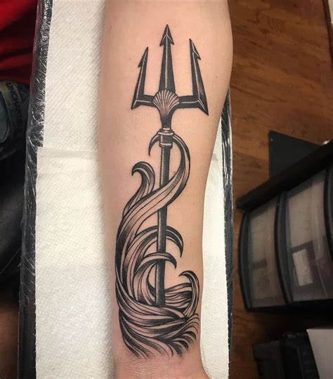 Trident poseidon tattoo - lonestarvirt