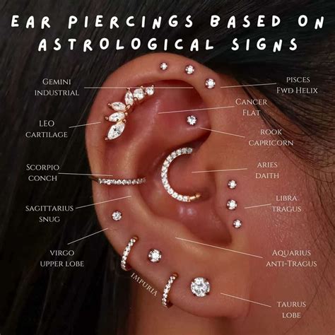 New Ear Piercing, Piercing Labret, Tattoo Und Piercing, Unique Ear ...