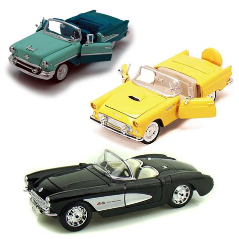 Best of 1950s Diecast Cars - Set 4 - Set of Three 1/24 Scale Diecast ...