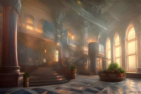 The hotel lobby by out-of-practice on DeviantArt