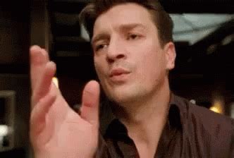 Umm No Words GIF - Umm No Words Nathan Fillion - Discover & Share GIFs