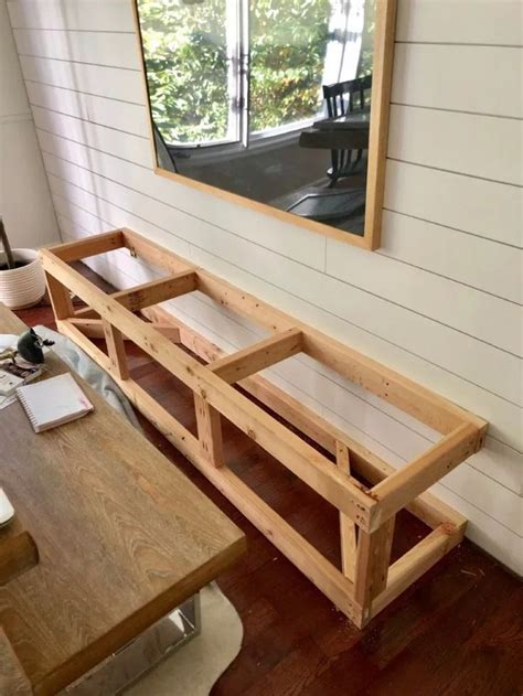 Diy Dining Bench With Back Plans / Bench with back | Farmhouse table ...