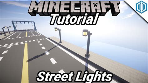 Minecraft - Modern City Tutorial - Street Lights (Let's Build A Modern ...