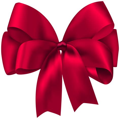 Red Bow Clipart Transparent