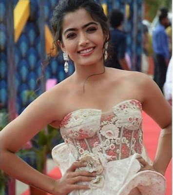 Rashmika Mandanna Engagement Dress